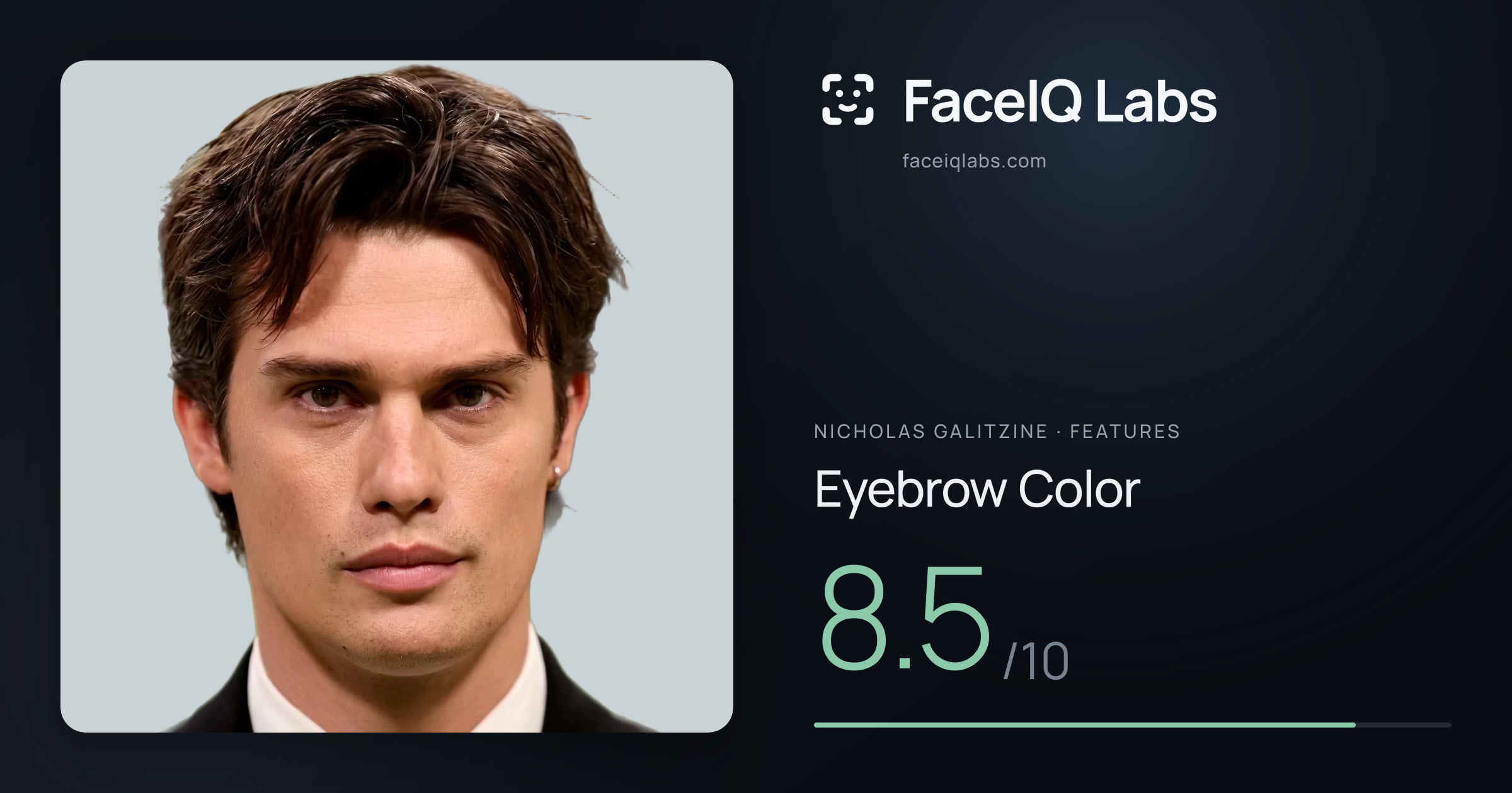 Nicholas Galitzine Eyebrow Color: 8.5/10, drawn on the photo