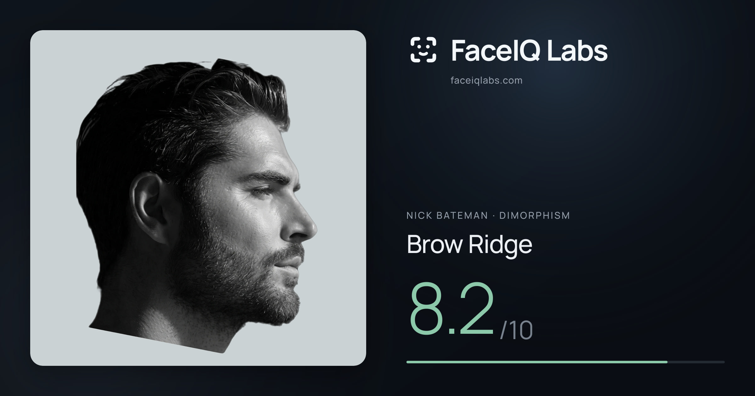 Nick Bateman Brow Ridge: 8.2/10, drawn on the photo