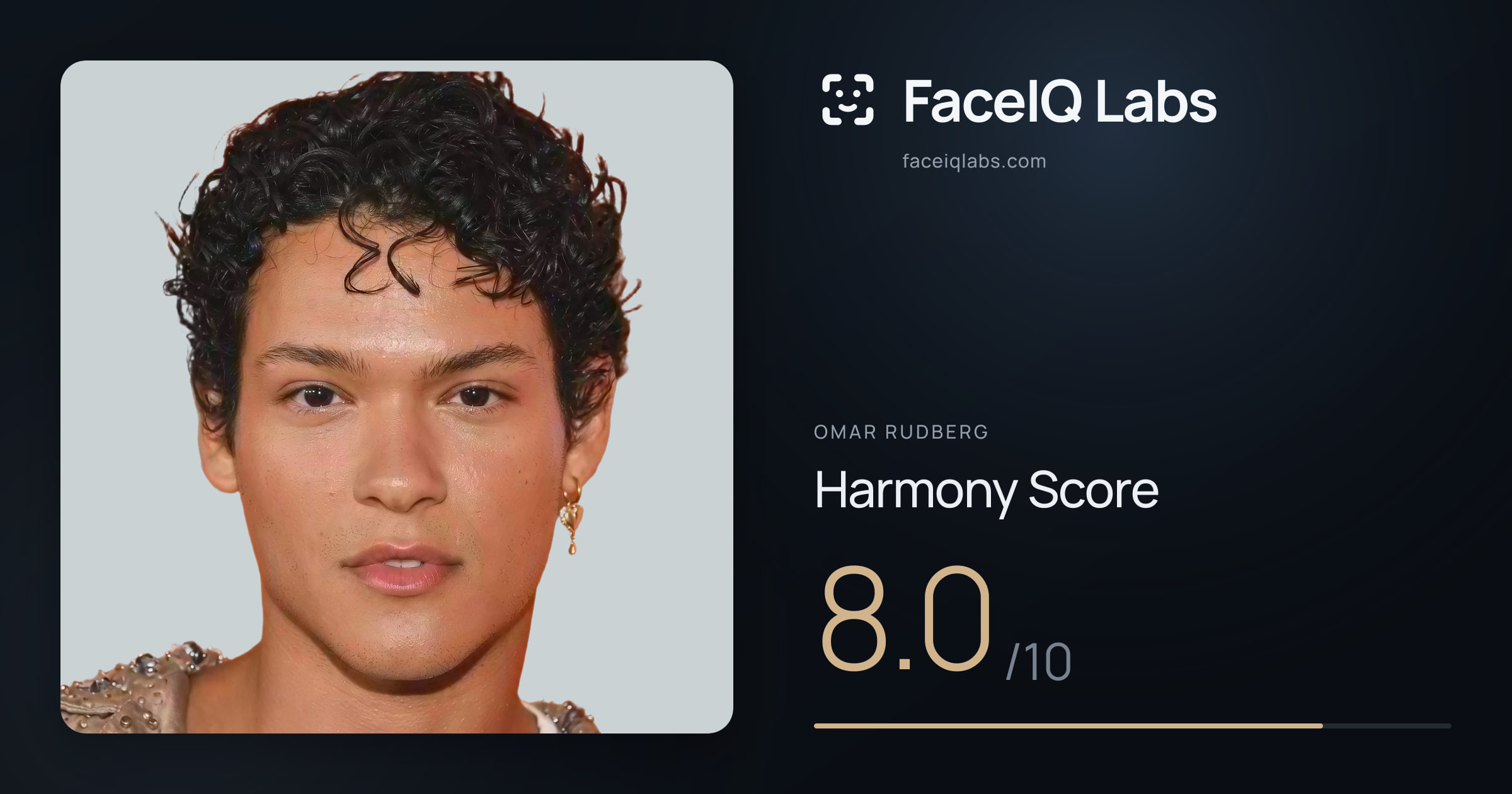 Omar Rudberg Harmony: 8.0/10, with each ratio's score