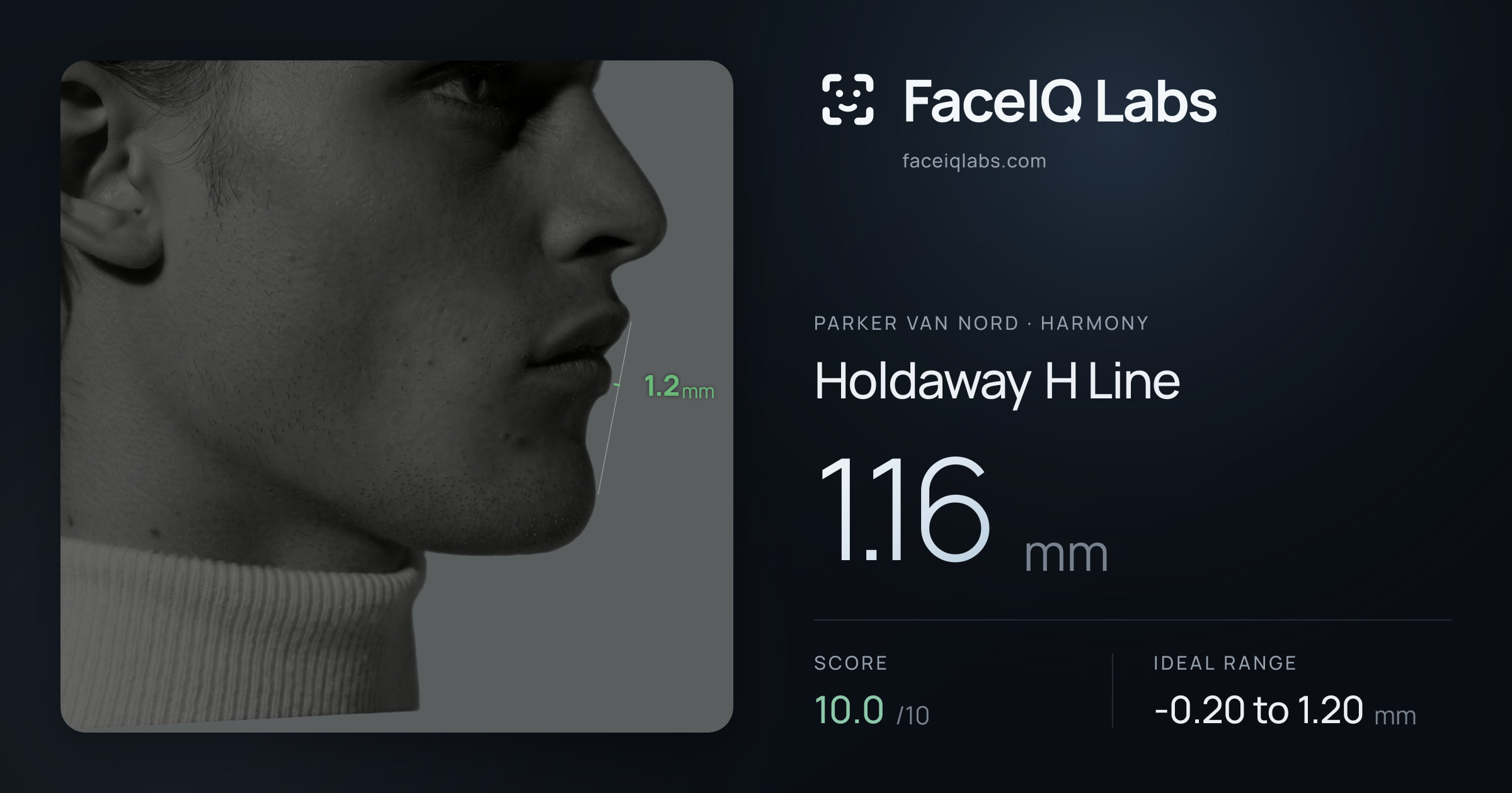 Parker Van Nord Holdaway H Line: 1.16mm, drawn on the photo