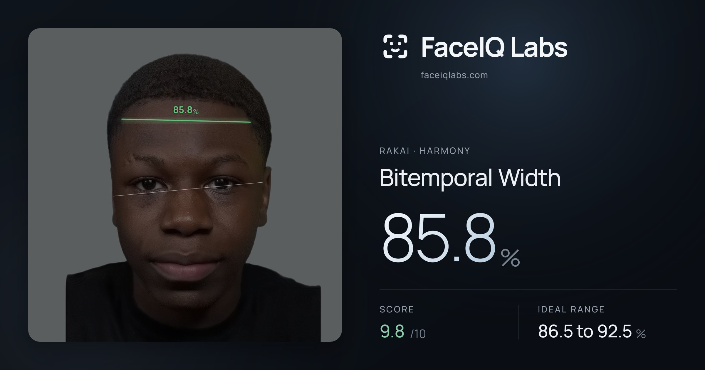 Rakai Bitemporal Width: 85.8%, drawn on the photo