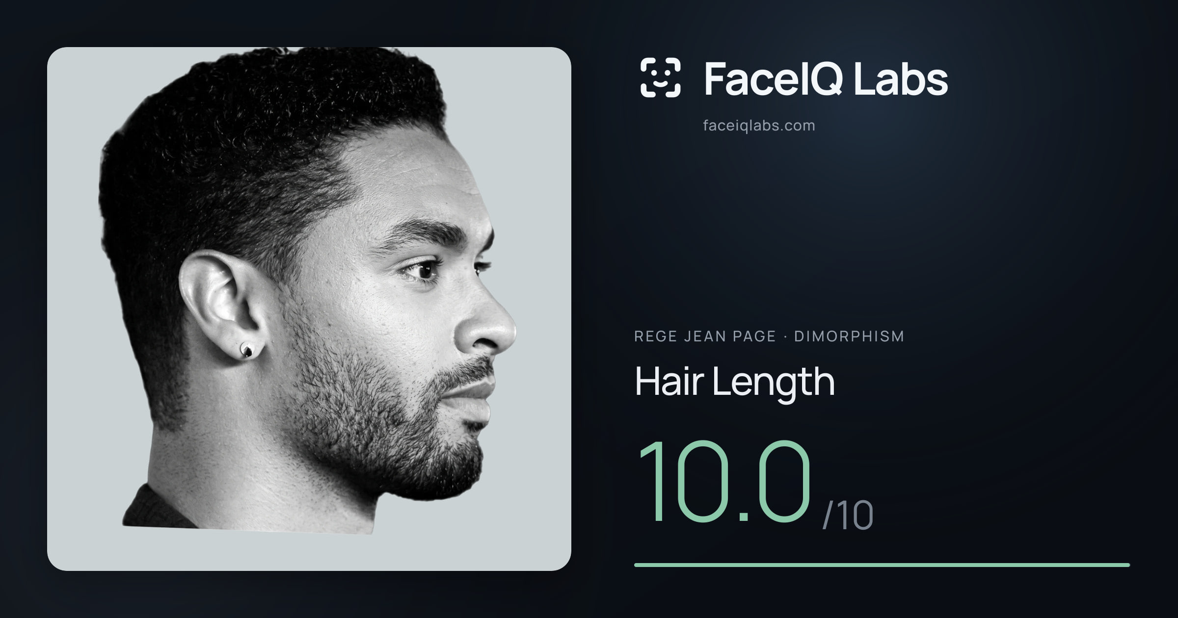Rege Jean Page Hair Length: 10.0/10, drawn on the photo
