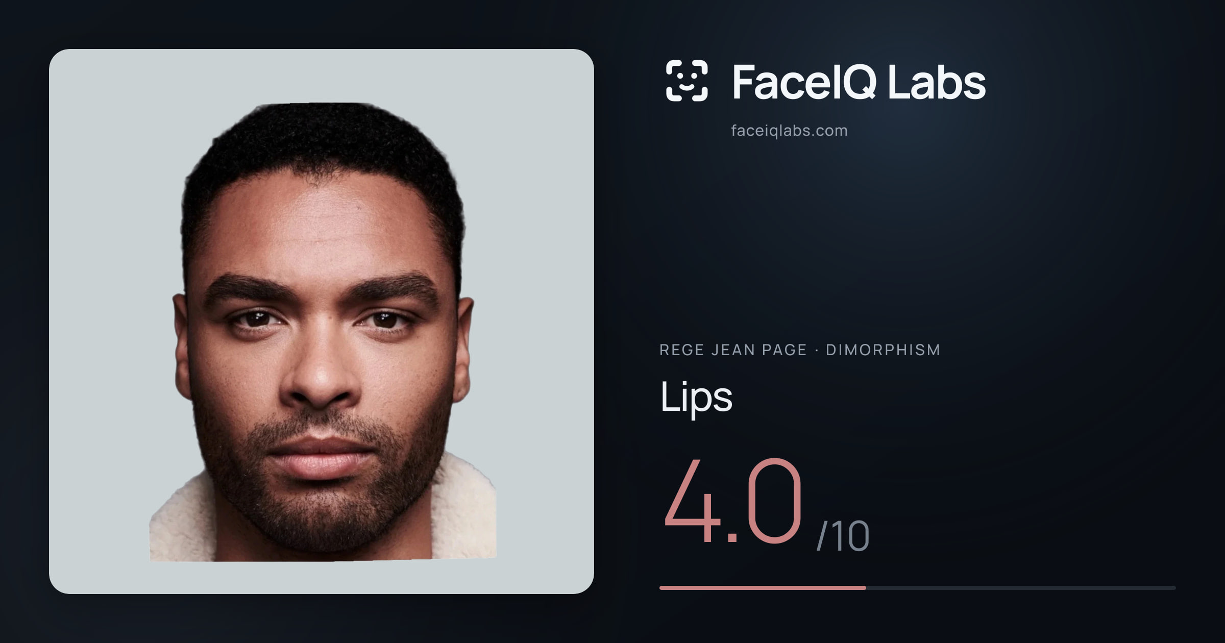 Rege Jean Page Lips: 4.0/10, drawn on the photo