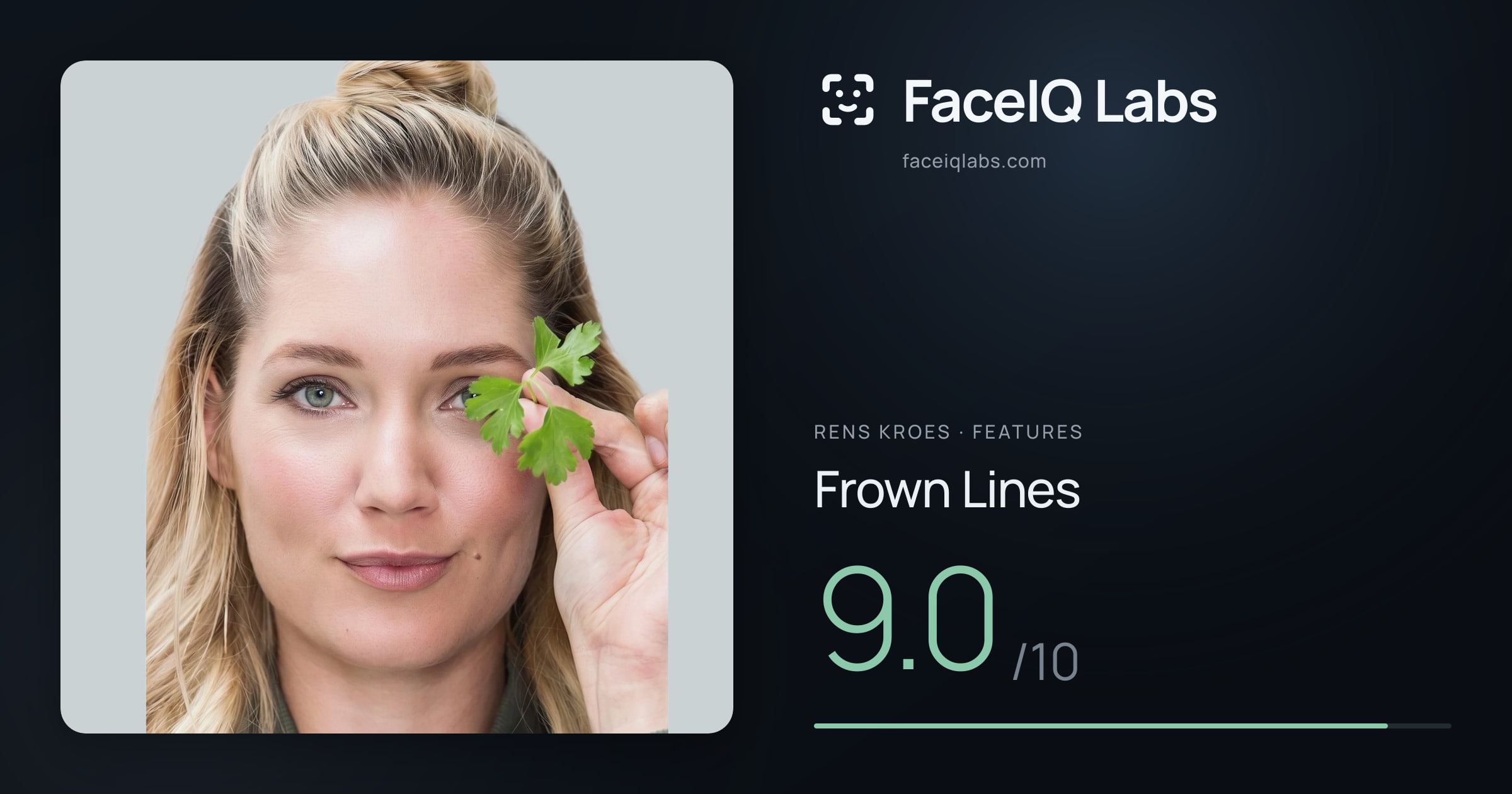 Rens Kroes Frown Lines: 9.0/10, drawn on the photo
