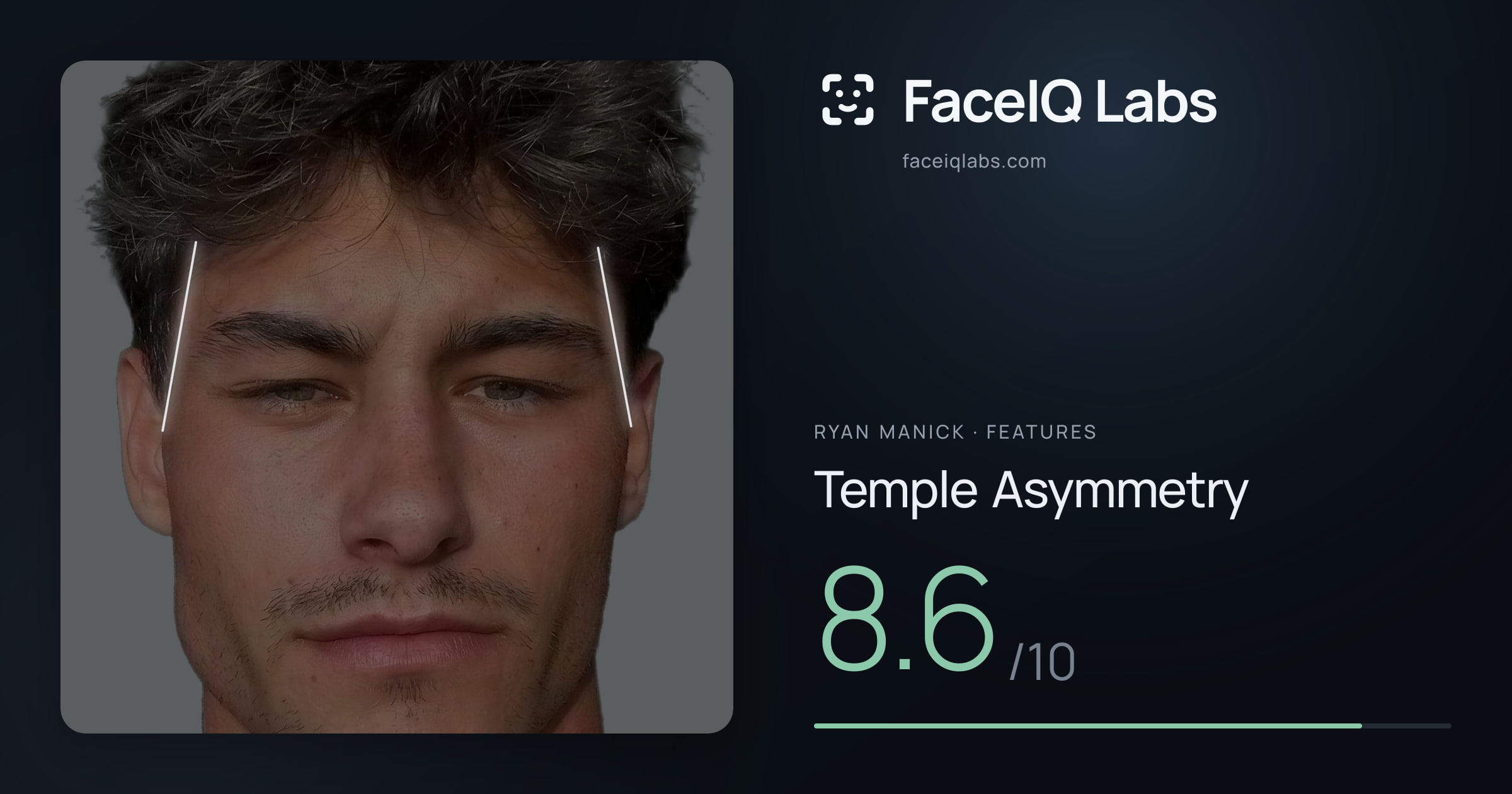 Ryan Manick Temple Asymmetry: 8.6/10, drawn on the photo