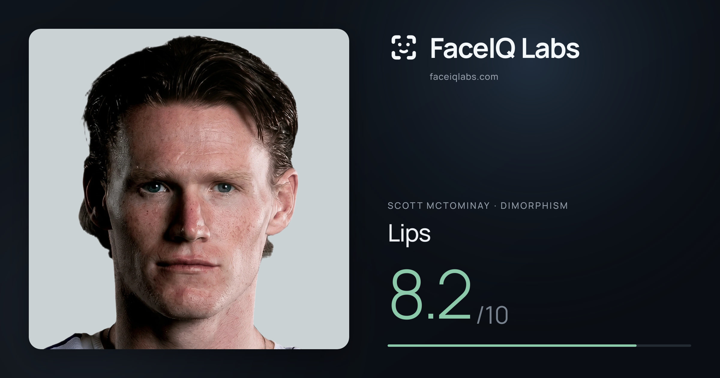 Scott Mctominay Lips: 8.2/10, drawn on the photo