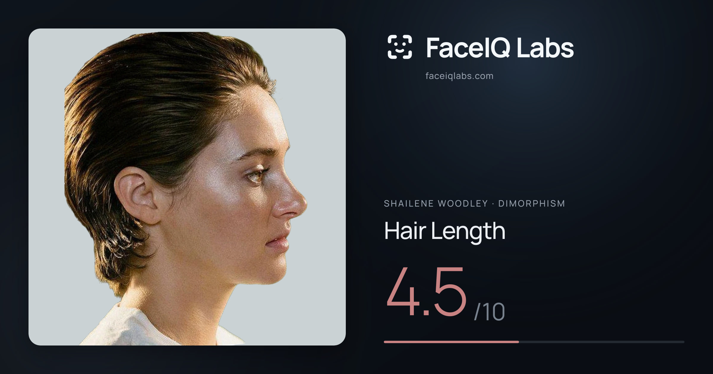 Shailene Woodley Hair Length: 4.5/10, drawn on the photo