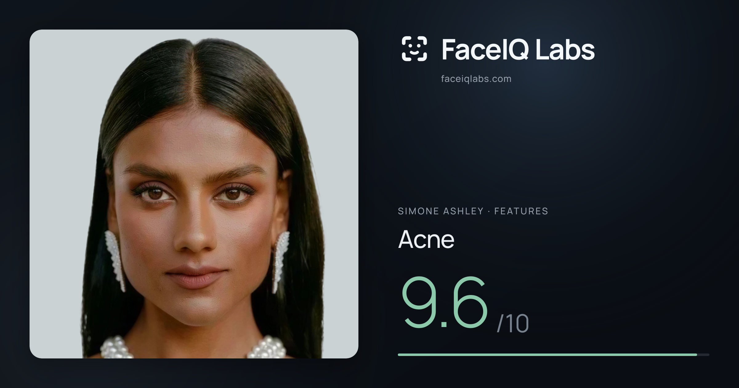Simone Ashley Acne: 9.6/10, drawn on the photo