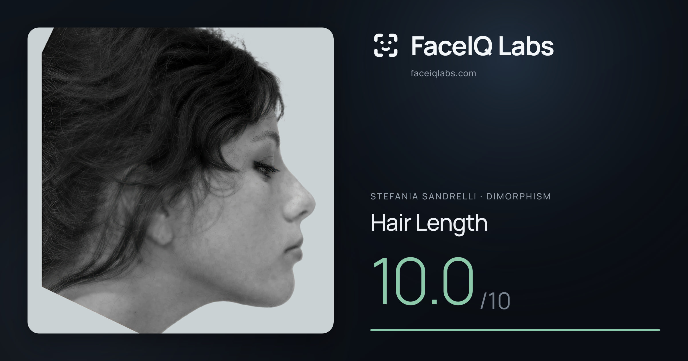 Stefania Sandrelli Hair Length: 10.0/10, drawn on the photo