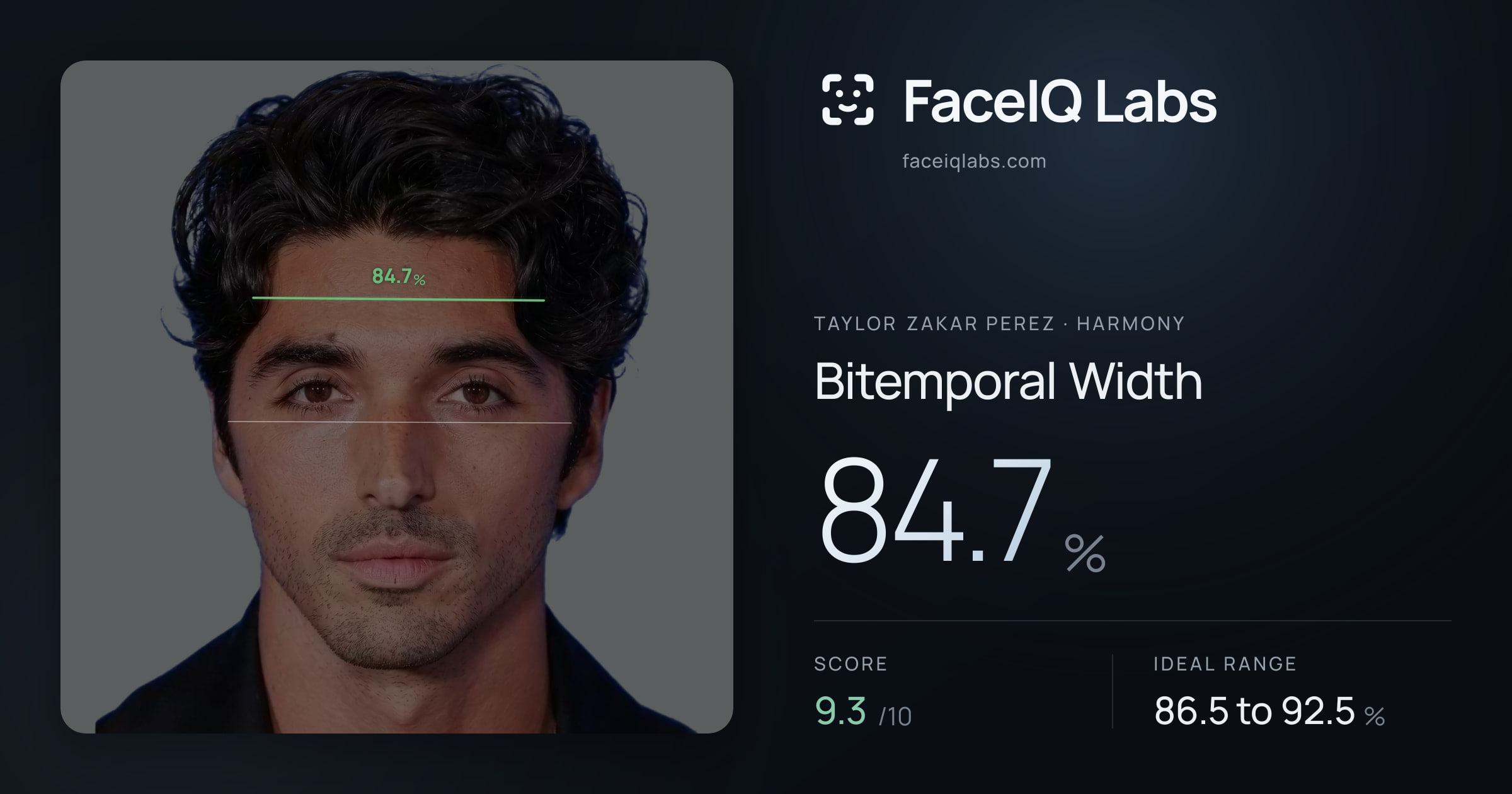 Taylor Zakar Perez Bitemporal Width: 84.7%, drawn on the photo