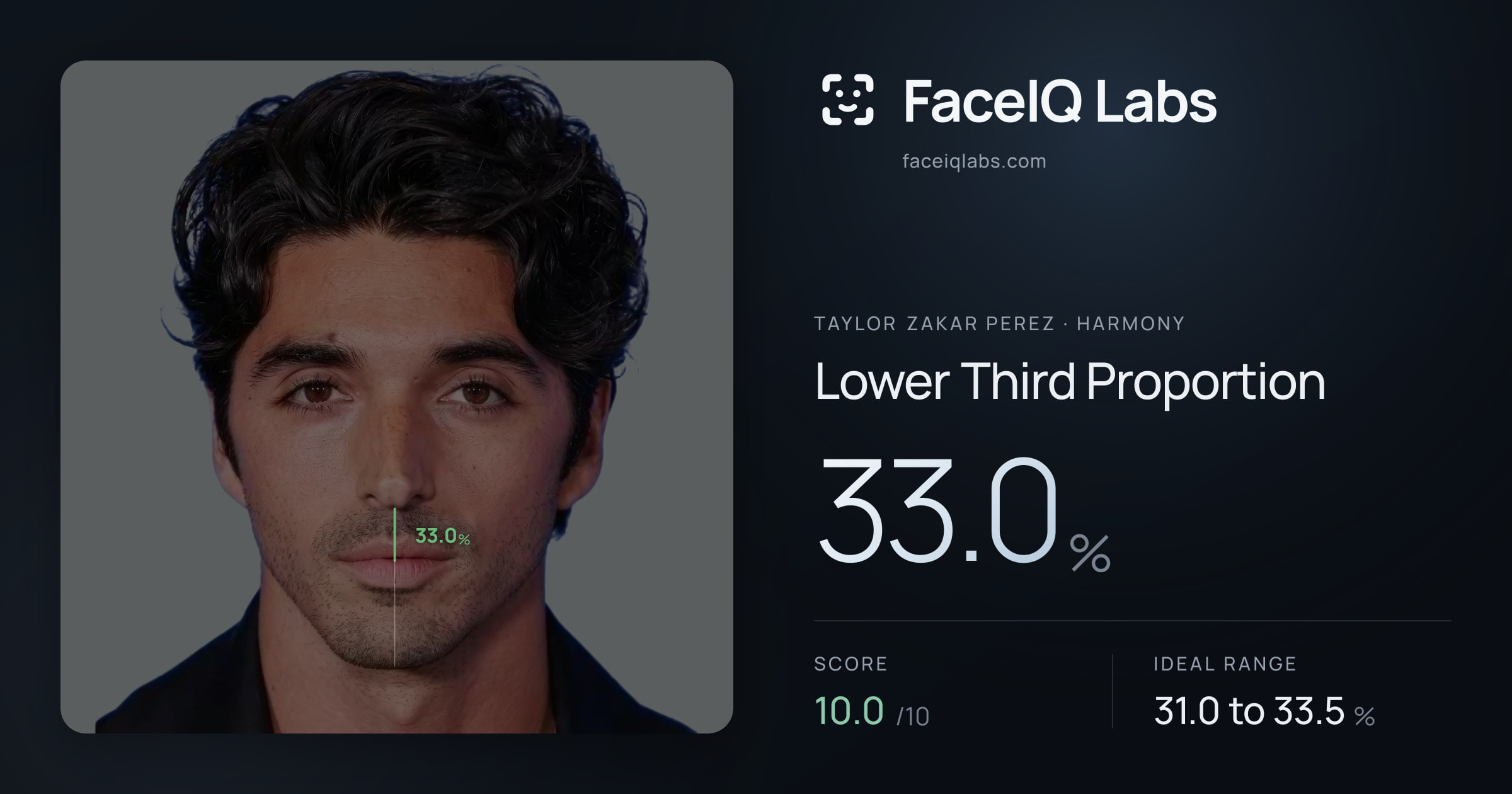 Taylor Zakar Perez Lower Third Proportion: 33.0%, drawn on the photo