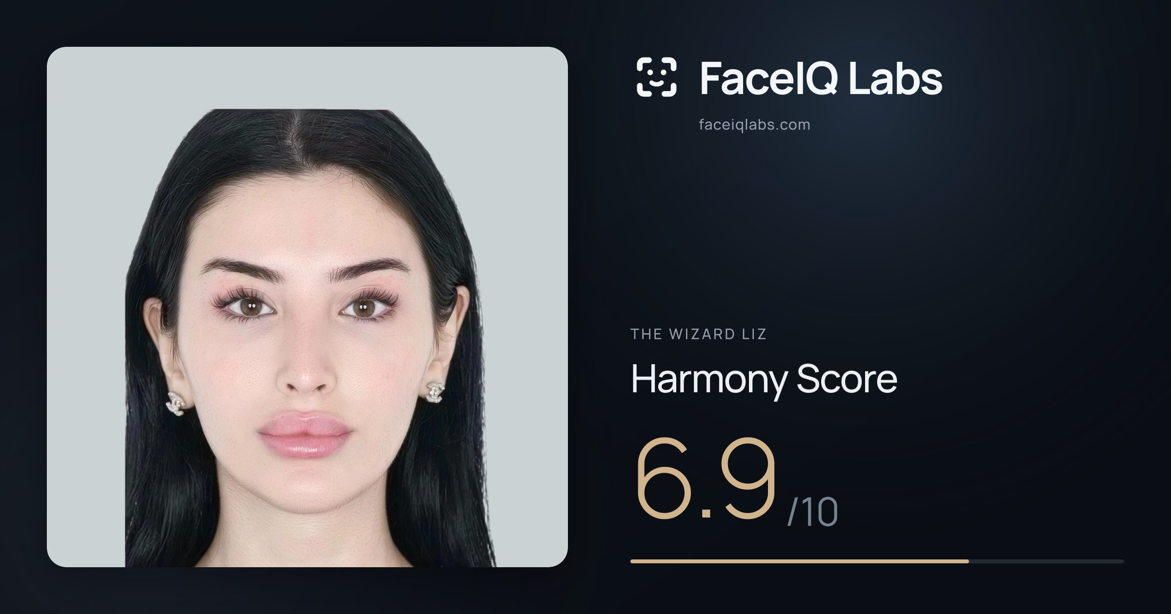 The Wizard Liz Harmony: 6.9/10, with each ratio's score