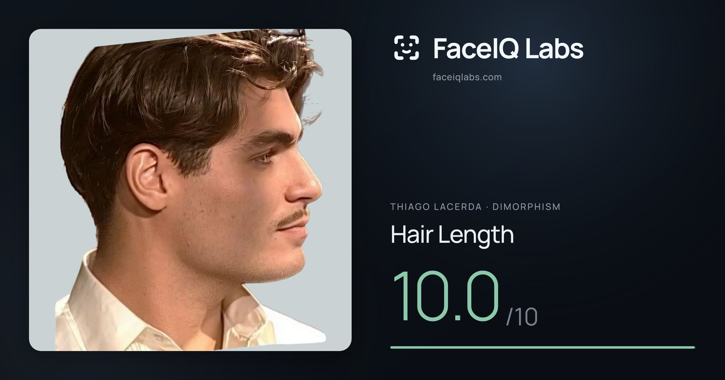 Thiago Lacerda Hair Length: 10.0/10, drawn on the photo