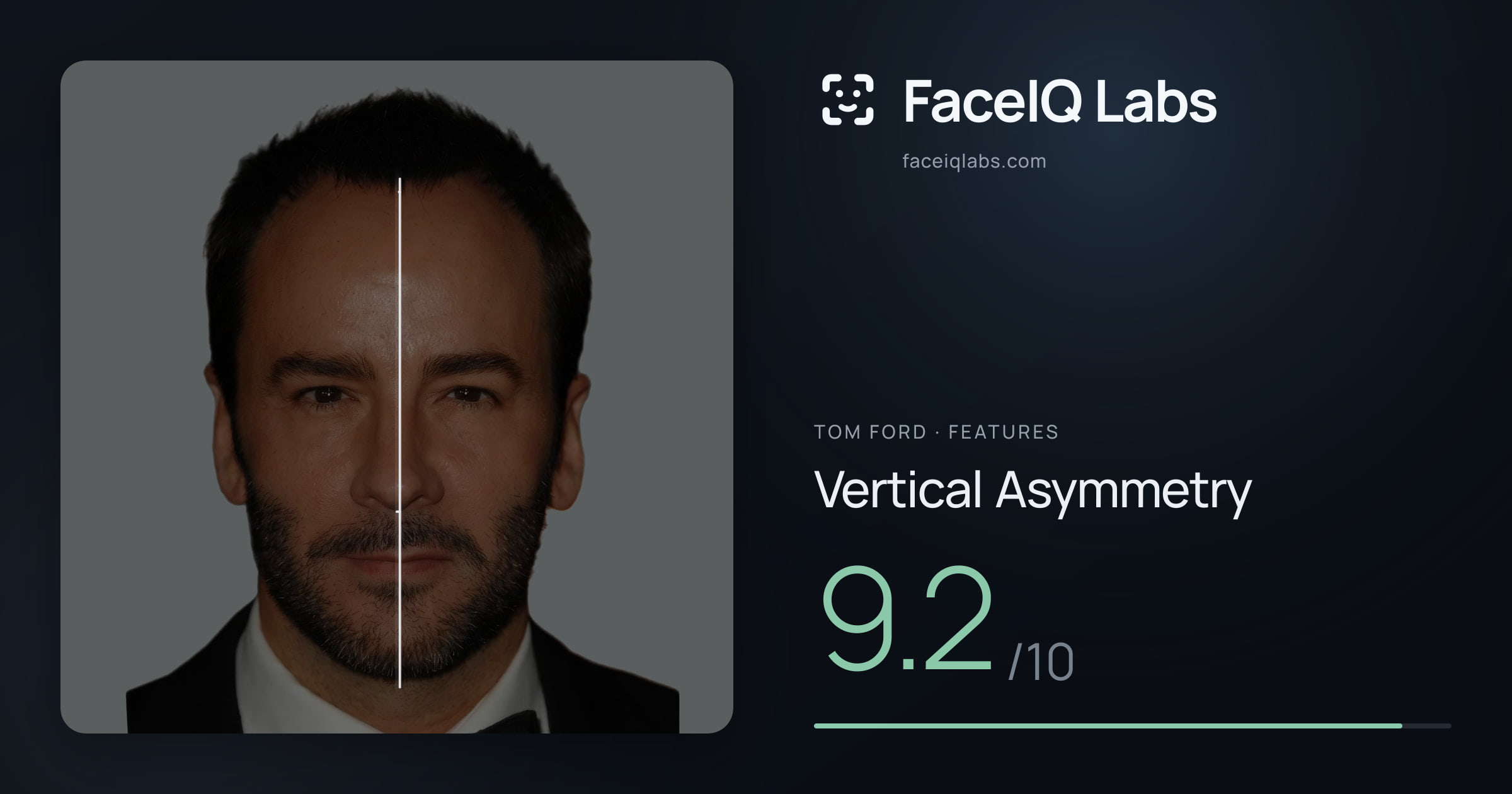 Tom Ford Vertical Asymmetry: 9.2/10, drawn on the photo