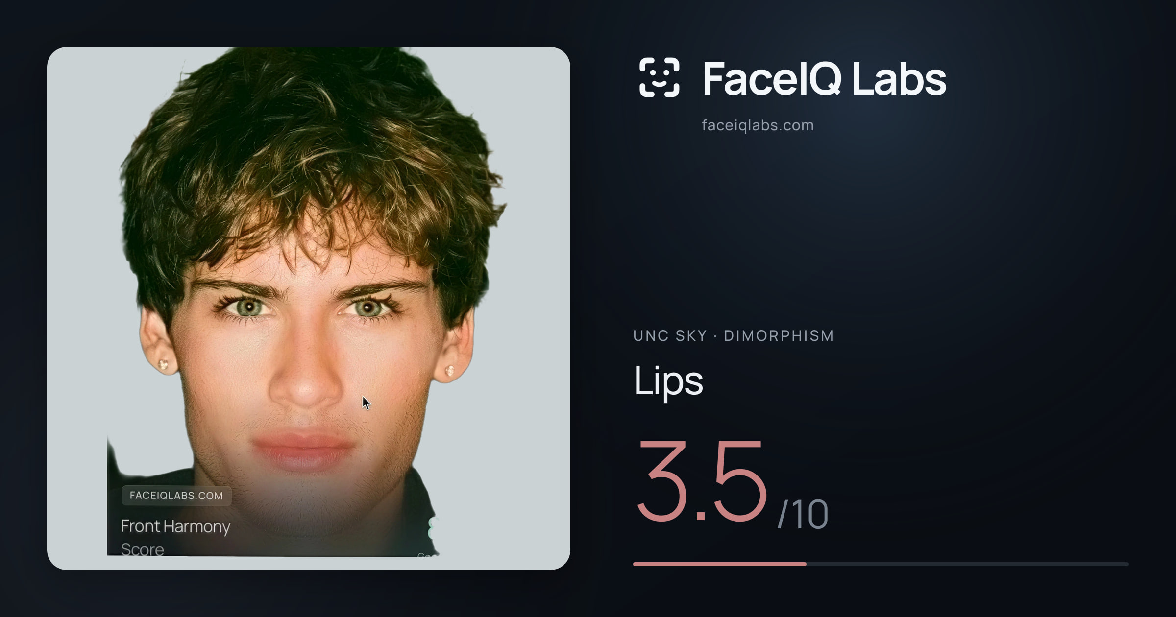 Unc Sky Lips: 3.5/10, drawn on the photo