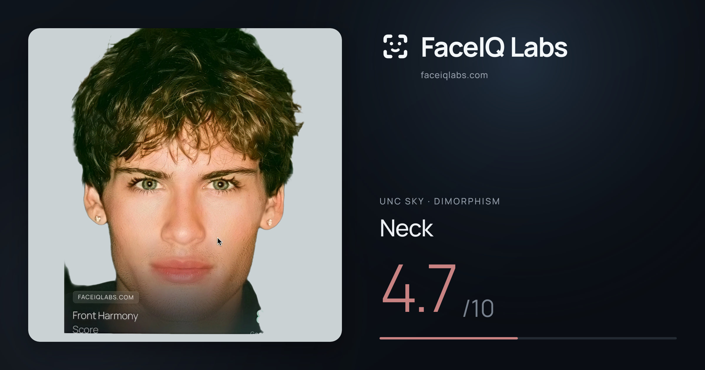 Unc Sky Neck: 4.7/10, drawn on the photo