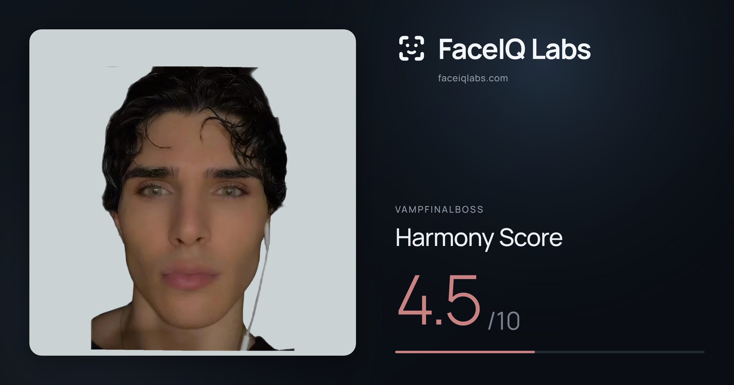 Vampfinalboss Harmony: 4.5/10, with each ratio's score