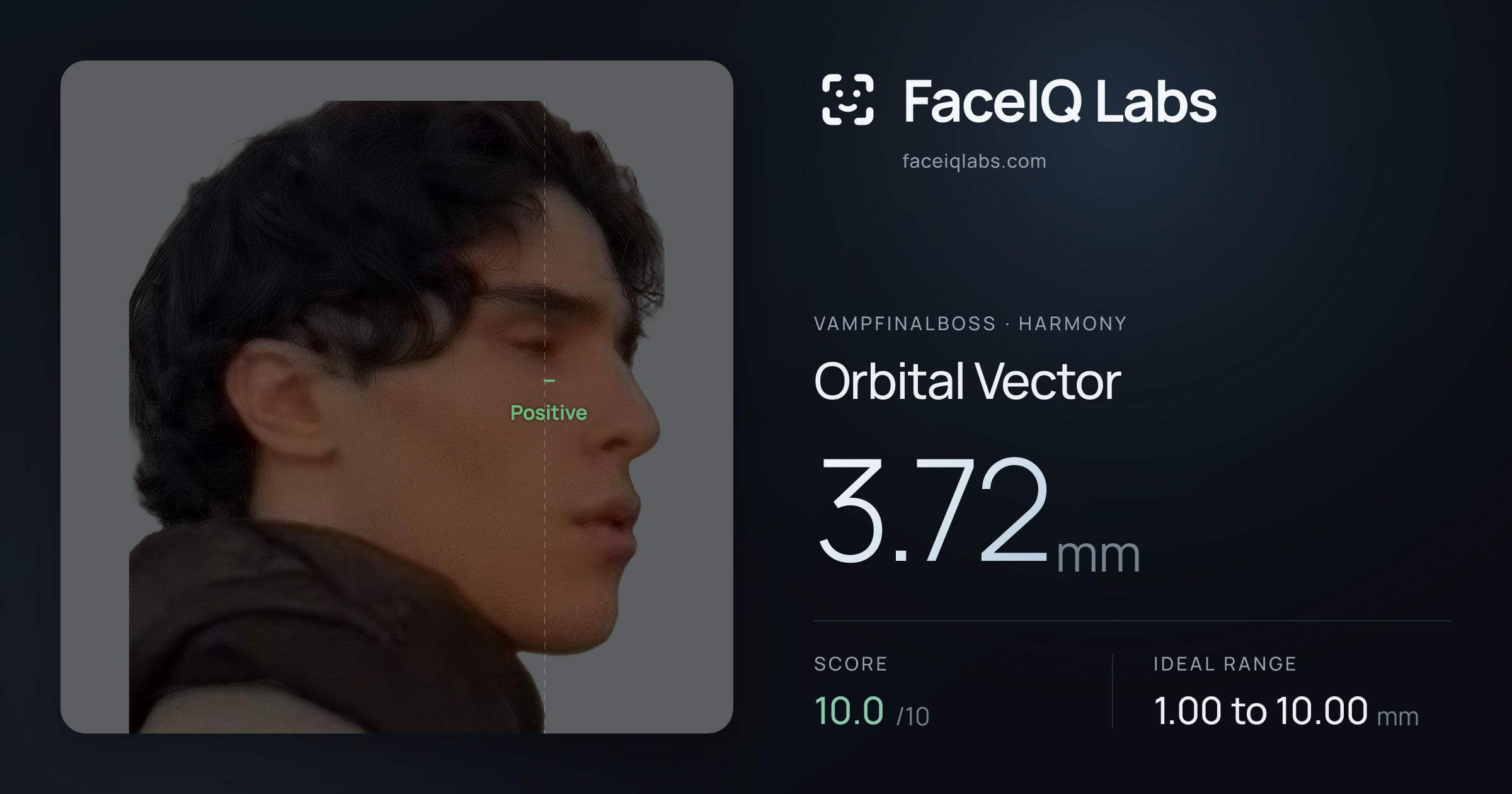 Vampfinalboss Orbital Vector: 3.72mm, drawn on the photo
