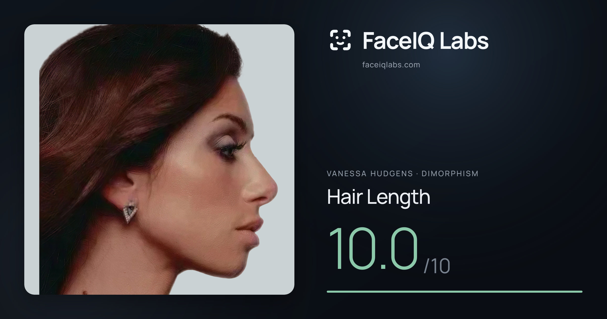 Vanessa Hudgens Hair Length: 10.0/10, drawn on the photo