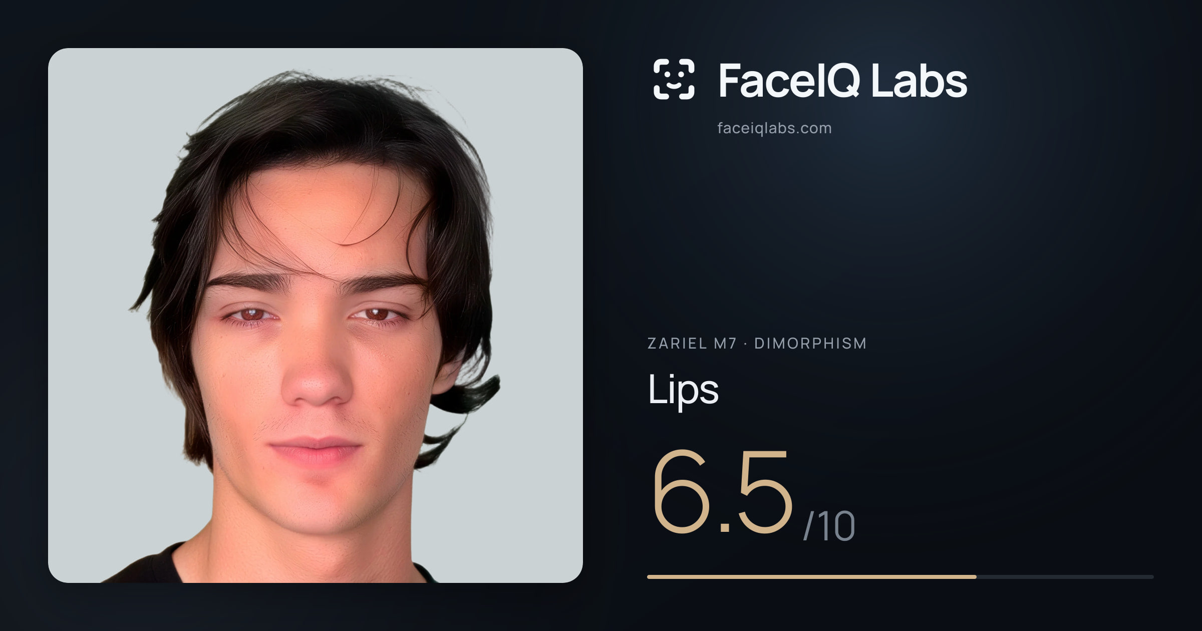 Zariel M7 Lips: 6.5/10, drawn on the photo