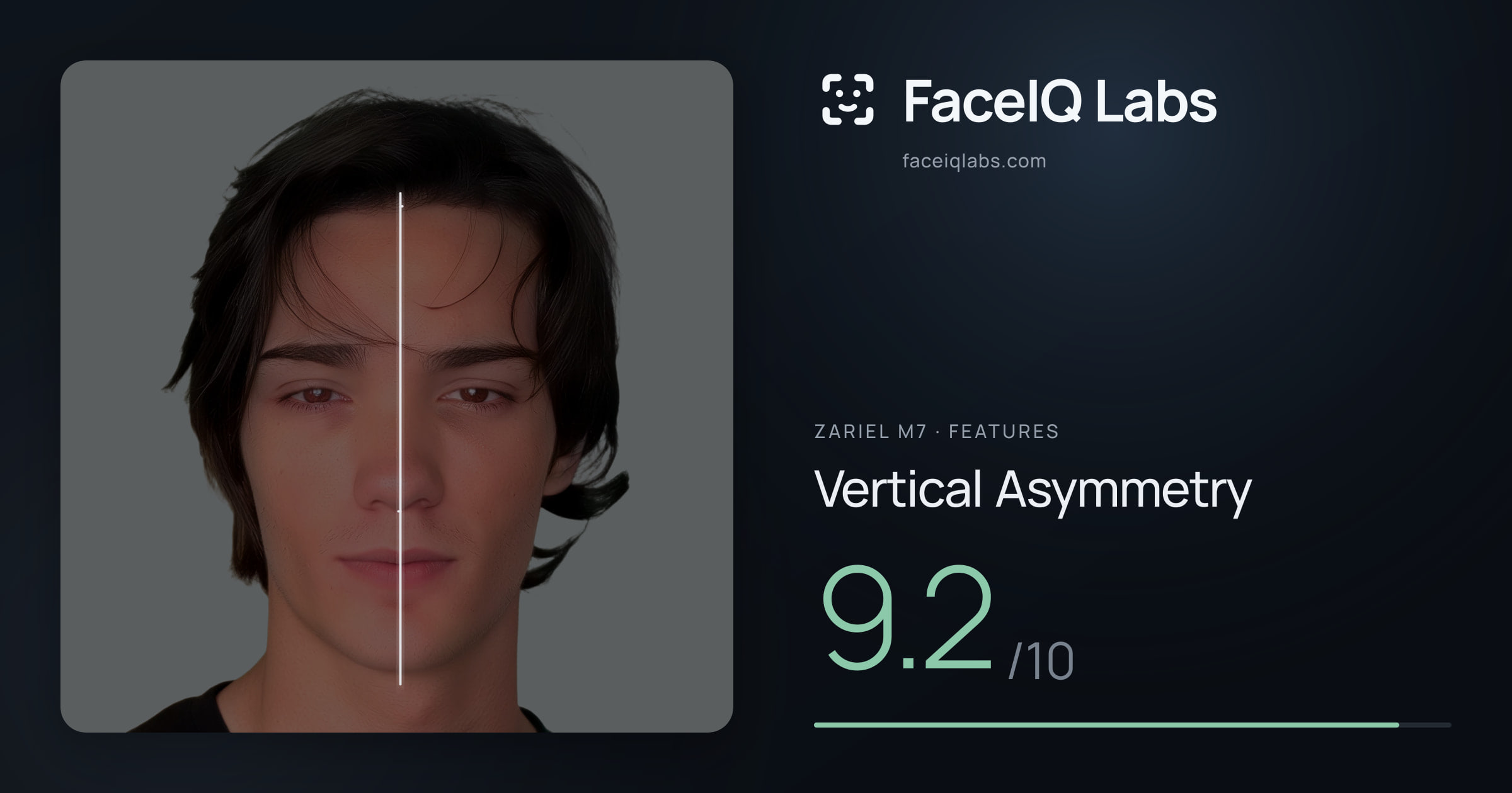 Zariel M7 Vertical Asymmetry: 9.2/10, drawn on the photo